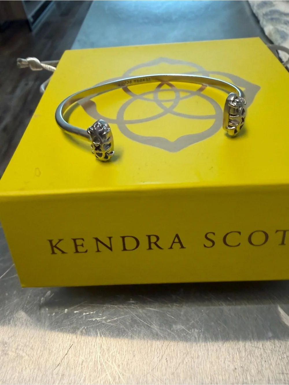 Kendra Scott Silver Open-Ended Cuff Bracelet